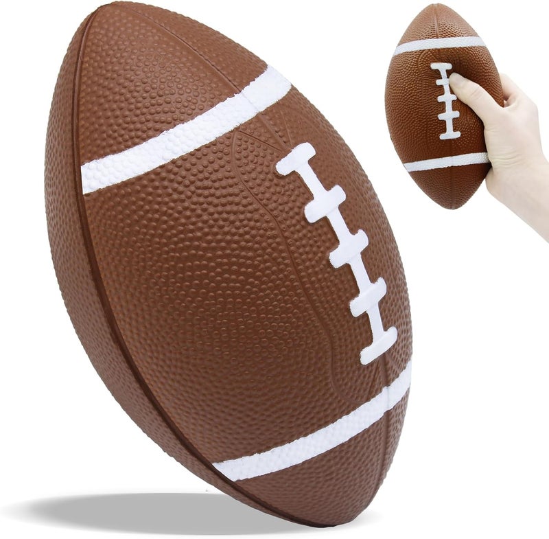 Magicorange Foam Football, 7" Soft Footballs for Kids Toddler Junior Youth, Mini Size Football for Indoor Outdoors - Image 1
